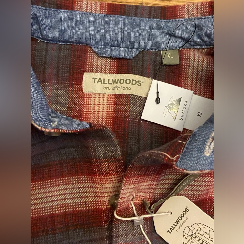Tallwoods flannel NWT